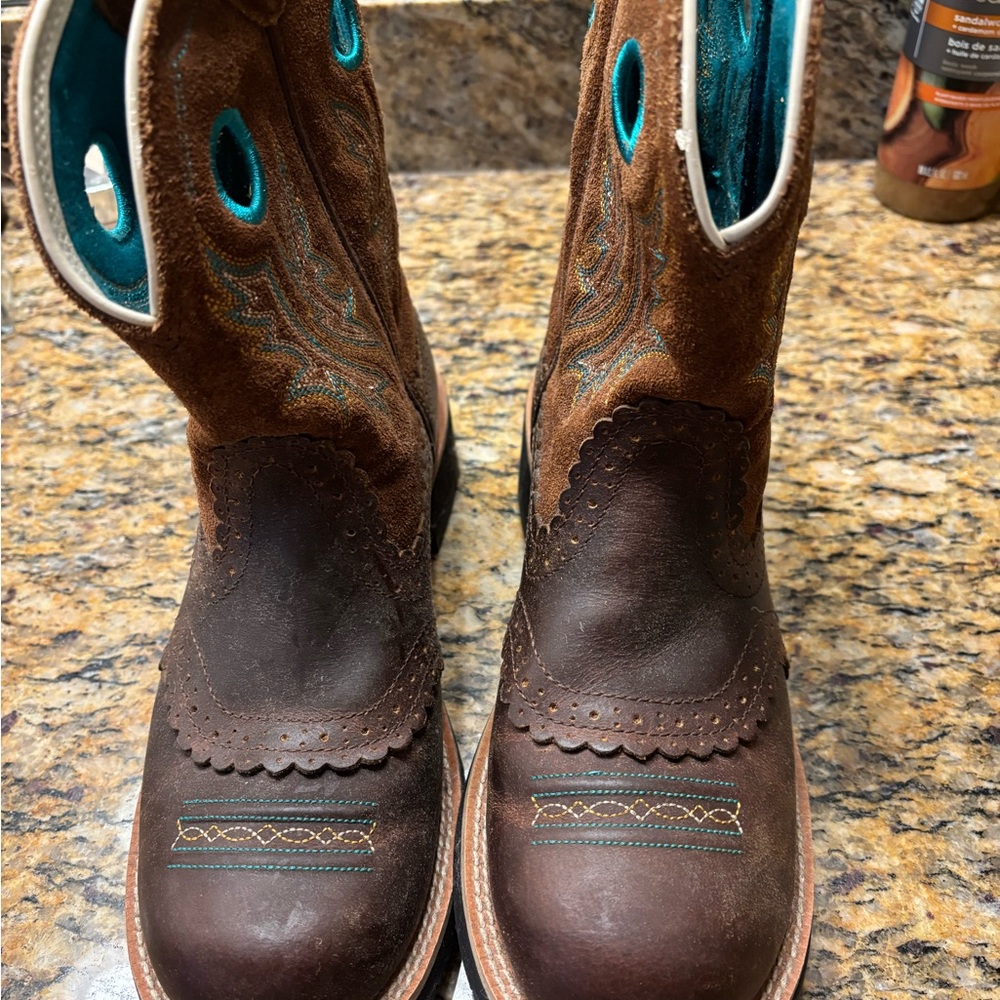 Vintage Arita women’s short cowgirl boot! Great condition! - Picture 6 of 10